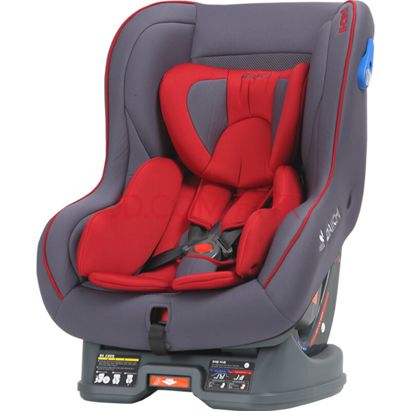 玳奇(DAIICHI)达尔文 宝宝儿童汽车安全座椅 0-4岁中国3C认证 欧标ECE 经典红 韩国进口