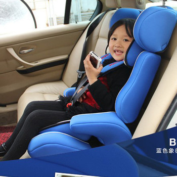 感恩 儿童安全座椅 车载婴儿安全汽车座椅9个月-12岁宝宝坐椅 皇家蓝|一淘网优惠购|购就省钱