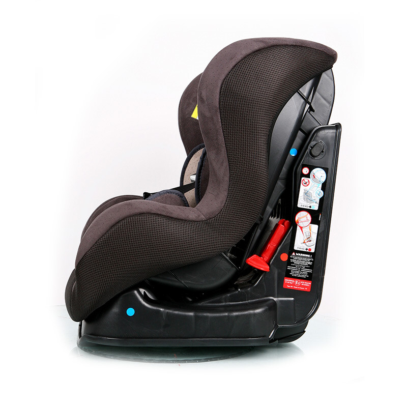 塞诺堡汽车儿童安全座椅 0-4岁宝宝儿童安全座椅汽车用 原装进口正反双向 浅灰色